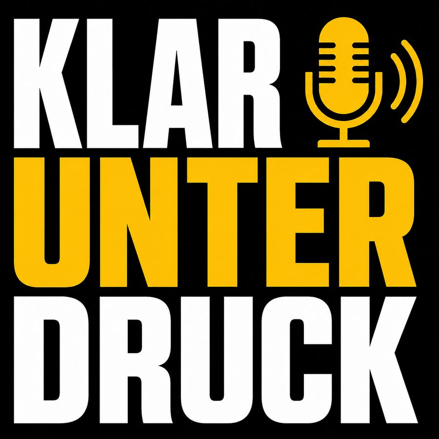 Podcast Cover — Klar unter Druck, Podcast für Führungskräfte